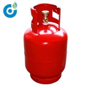 Cilindro a gas di petrolio liquefatto con litro in acciaio da 7,2 litri